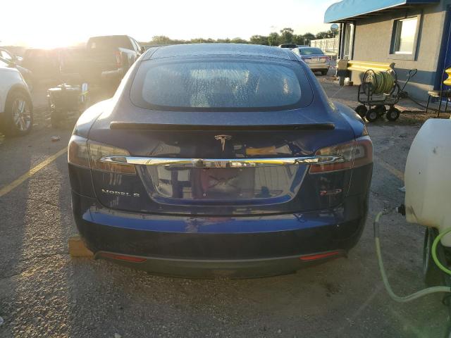 5YJSA1E45FF112083 - 2015 TESLA MODEL S 蓝色 照片 6