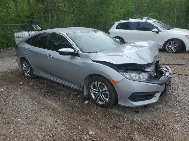 2HGFC2F54HH019966 - 2017 HONDA CIVIC LX Argent photo 4