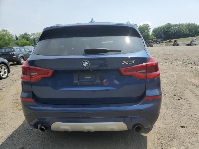 5UXTR9C51JLD63746 - 2018 BMW X3 XDRIVE30I BLUE photo 6
