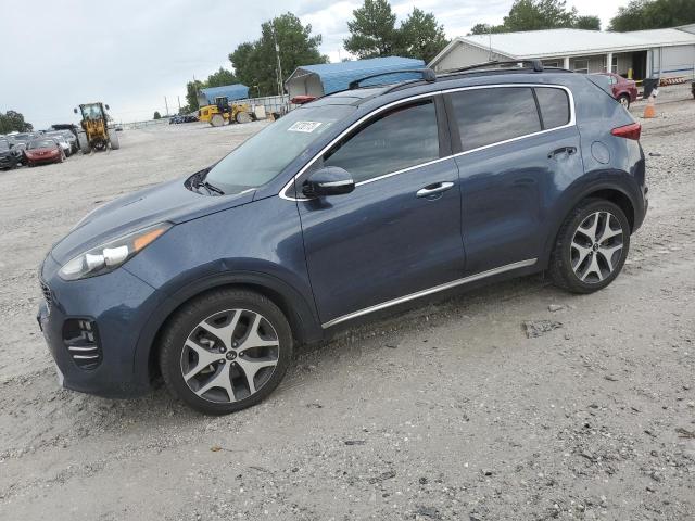 KNDPR3A69K7553488 - 2019 KIA SPORTAGE SX BLUE photo 1