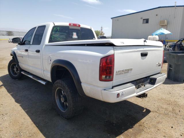 3D3KU28613G707357 - 2003 DODGE RAM 2500 ST WHITE photo 2