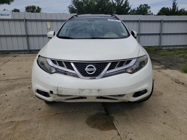 JN8AZ1MW0BW156672 - 2011 NISSAN MURANO S WHITE photo 5