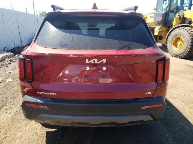 5XYRLDLCXPG220374 - 2023 KIA SORENTO S RED photo 6