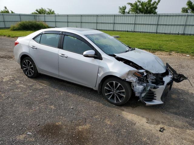 2T1BURHE8HC862241 - 2017 TOYOTA COROLLA L SILVER photo 4
