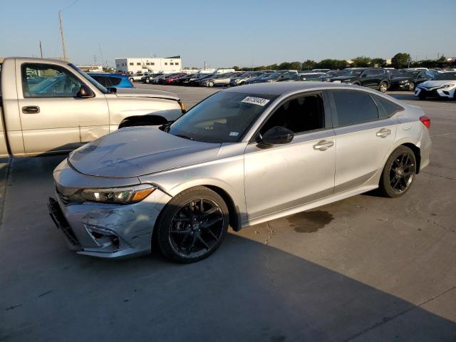 2HGFE2F51NH566084 - 2022 HONDA CIVIC SPORT 银色 照片 1