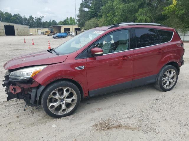 1FMCU0JX0EUA92199 - 2014 FORD ESCAPE TITANIUM BURGUNDY photo 1