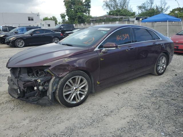 3LN6L2GKXDR820916 - 2013 LINCOLN MKZ MAROON photo 1