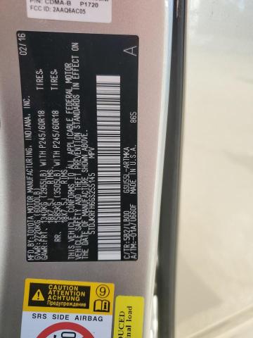 5TDJKRFH6GS255145 - 2016 TOYOTA HIGHLANDER XLE GOLD photo 13