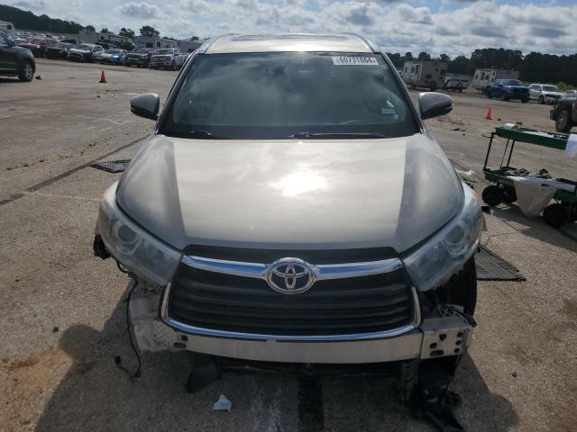 5TDJKRFH6GS255145 - 2016 TOYOTA HIGHLANDER XLE GOLD photo 5
