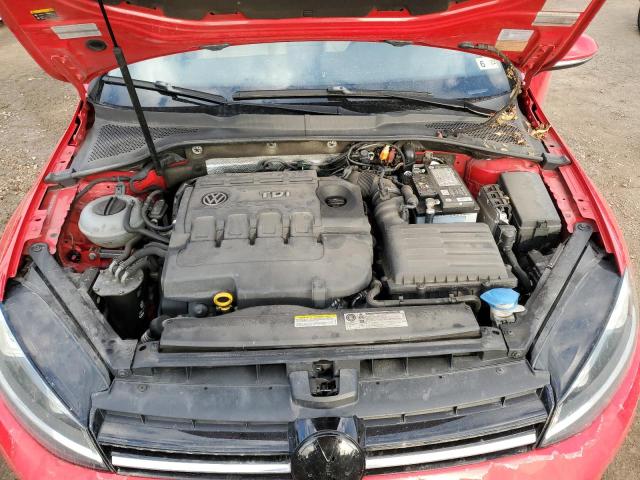 3VW2A7AU2FM035836 - 2015 VOLKSWAGEN GOLF TDI RED photo 11