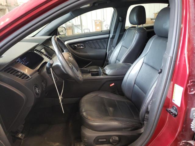 1FAHP2E85DG171192 - 2013 FORD TAURUS SEL RED photo 7