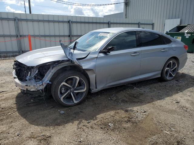 1HGCV1F36NA028524 - 2022 HONDA ACCORD SPORT SILVER photo 1