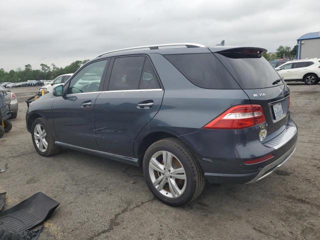 4JGDA5HB7DA215095 - 2013 MERCEDES-BENZ ML 350 4MATIC BLUE photo 2