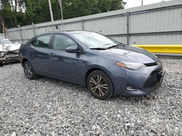 2T1BURHE0HC783534 - 2017 TOYOTA COROLLA L GRAY photo 4