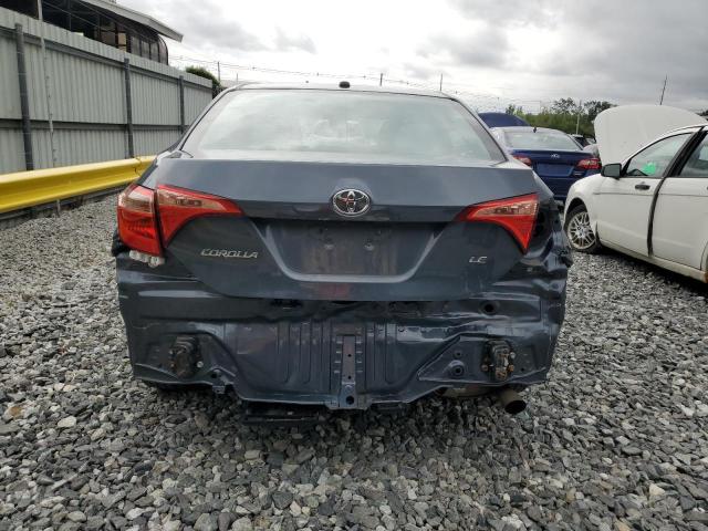 2T1BURHE0HC783534 - 2017 TOYOTA COROLLA L GRAY photo 6