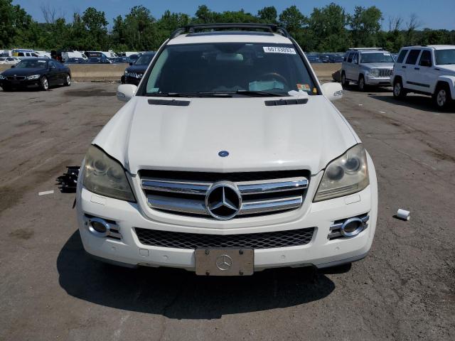 4JGBF71E17A227790 - 2007 MERCEDES-BENZ GL450 450 4MATIC WHITE photo 5