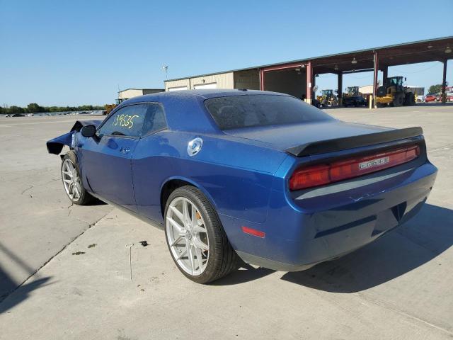 2B3CJ4DV3AH172786 - 2010 DODGE CHALLENGER SE BLUE photo 3