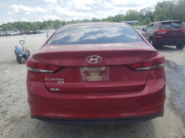 KMHD74LF8JU612196 - 2018 HYUNDAI ELANTRA SE RED photo 6