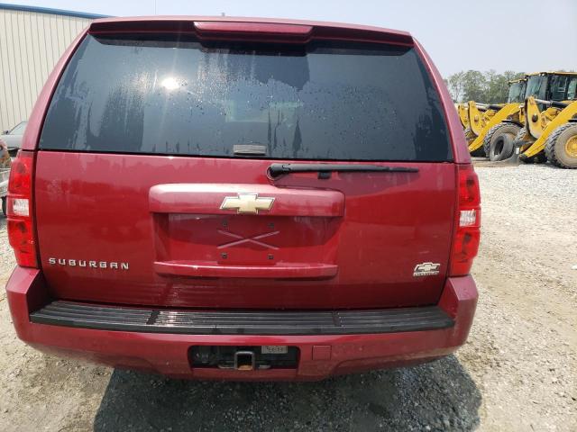 3GNFC16047G144484 - 2007 CHEVROLET SUBURBAN C1500 BURGUNDY photo 6