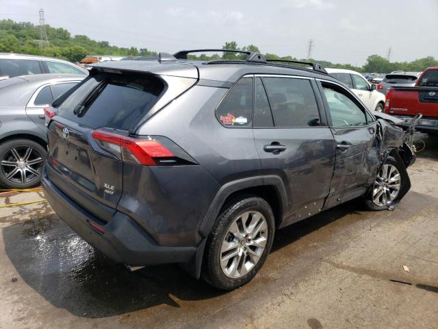 2T3A1RFV8MC180422 - 2021 TOYOTA RAV4 XLE PREMIUM GRAY photo 3