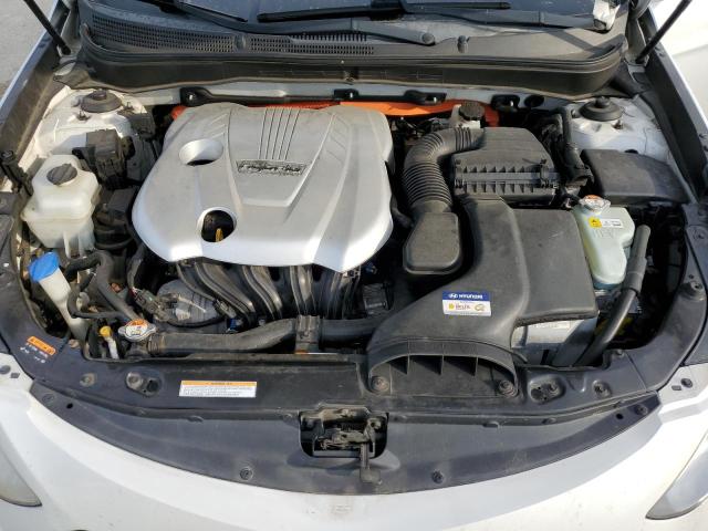 KMHEC4A44DA098323 - 2013 HYUNDAI SONATA HYBRID WHITE photo 11