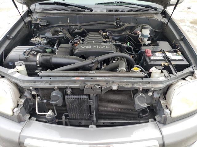 5TBBT44105S471461 - 2005 TOYOTA TUNDRA ACCESS CAB SR5 GRAY photo 11