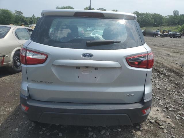 MAJ6P1SL6JC245653 - 2018 FORD ECOSPORT S SILVER photo 6