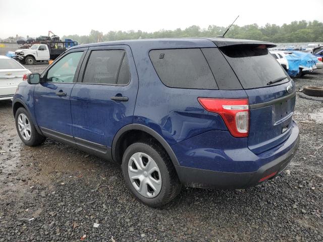 1FM5K8AR3EGC38379 - 2014 FORD EXPLORER POLICE INTERCEPTOR BLUE photo 2