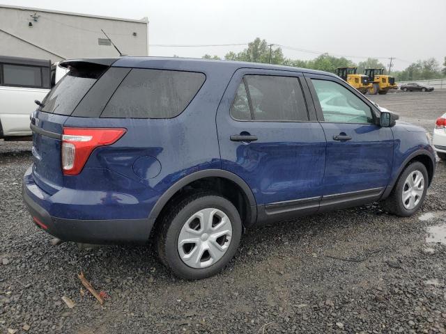 1FM5K8AR3EGC38379 - 2014 FORD EXPLORER POLICE INTERCEPTOR BLUE photo 3