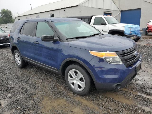 1FM5K8AR3EGC38379 - 2014 FORD EXPLORER POLICE INTERCEPTOR BLUE photo 4