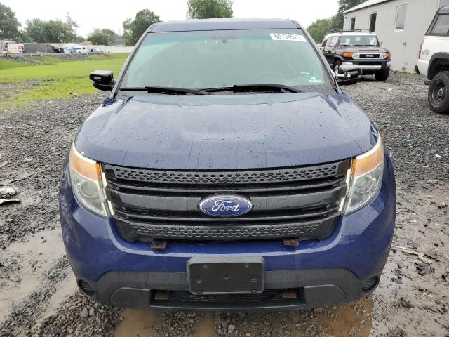 1FM5K8AR3EGC38379 - 2014 FORD EXPLORER POLICE INTERCEPTOR BLUE photo 5