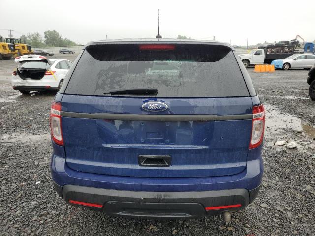 1FM5K8AR3EGC38379 - 2014 FORD EXPLORER POLICE INTERCEPTOR BLUE photo 6