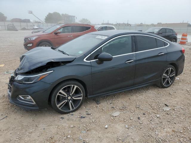 1G1BF5SM5J7168643 - 2018 CHEVROLET CRUZE PREMIER GRAY photo 1