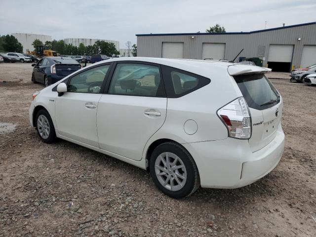 JTDZN3EU4EJ010859 - 2014 TOYOTA PRIUS V WHITE photo 2