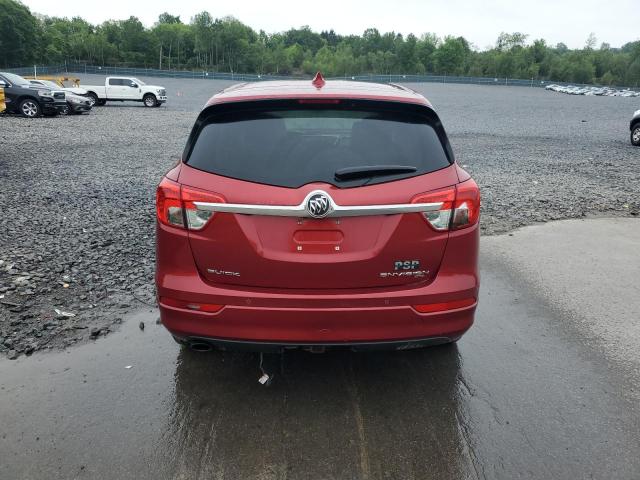 LRBFXCSA7HD006135 - 2017 BUICK ENVISION PREFERRED RED photo 6