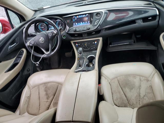 LRBFXCSA7HD006135 - 2017 BUICK ENVISION PREFERRED RED photo 8