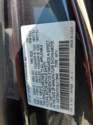 5J8TB4H7XGL013848 - 2016 ACURA RDX ADVANCE Boz foto 14