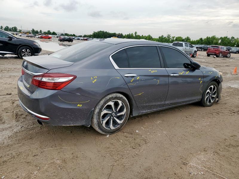 1HGCR2F75GA242663 - 2016 HONDA ACCORD EX GRAY photo 3