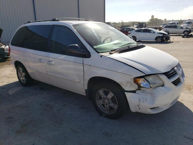 1D4GP45R76B504487 - 2006 DODGE CARAVAN SXT WHITE photo 4