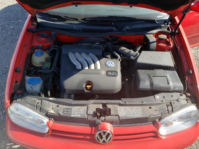 WVWGA21J3YW641392 - 2000 VOLKSWAGEN GOLF GLS RED photo 11