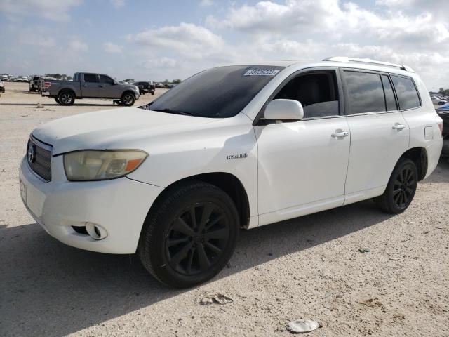 JTEEW44A382013299 - 2008 TOYOTA HIGHLANDER HYBRID LIMITED WHITE photo 1