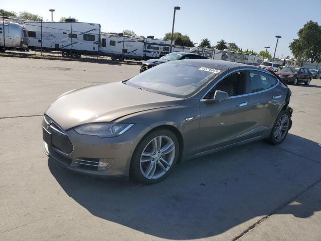 5YJSA1E2XGF133933 - 2016 TESLA MODEL S GRAY photo 1