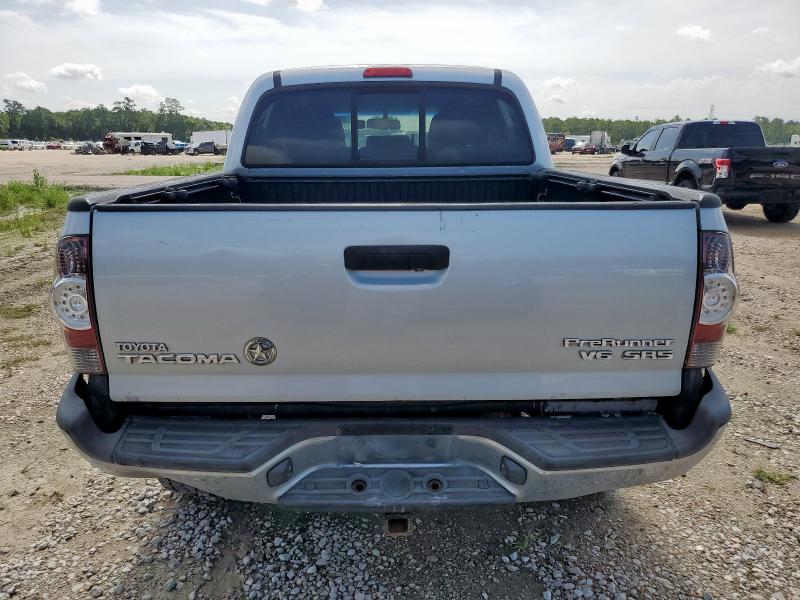 5TFJU4GN0DX032283 - 2013 TOYOTA TACOMA DOUBLE CAB PRERUNNER SILVER photo 6