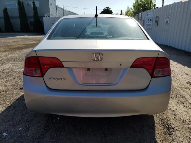 2HGFA16237H011216 - 2007 HONDA CIVIC DX SILVER photo 6