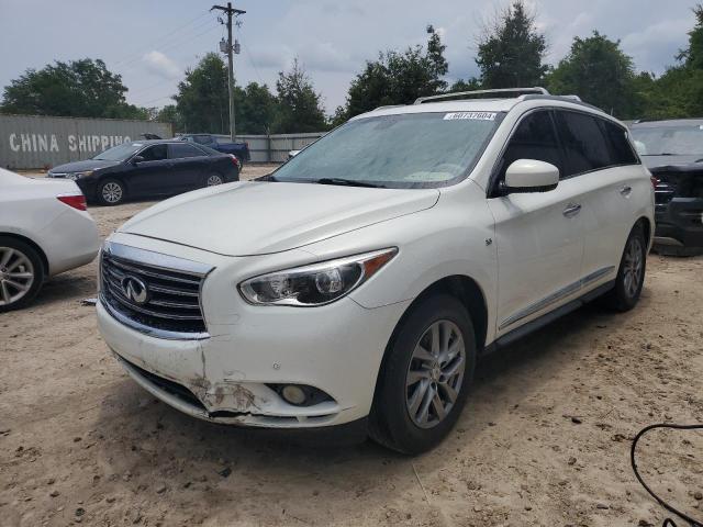 5N1AL0MN9EC540398 - 2014 INFINITI QX60 WHITE photo 1