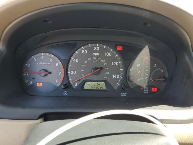 1HGCG22502A005775 - 2002 HONDA ACCORD EX WHITE photo 9