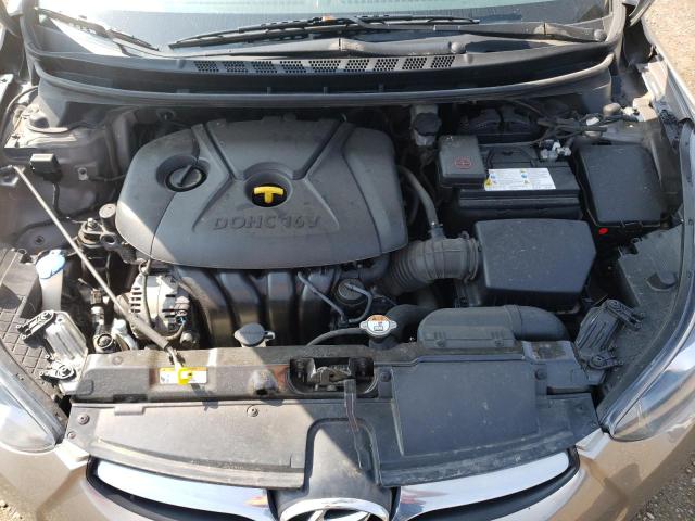 5NPDH4AE5DH365150 - 2013 HYUNDAI ELANTRA GLS GRAY photo 11