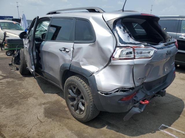 1C4PJMBS2HD225588 - 2017 JEEP CHEROKEE TRAILHAWK SILVER photo 2