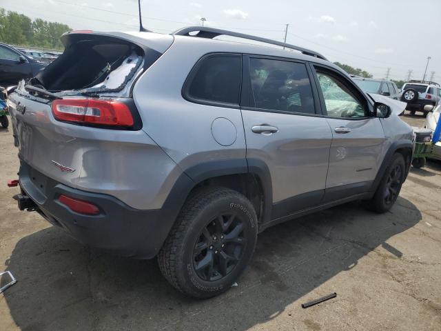 1C4PJMBS2HD225588 - 2017 JEEP CHEROKEE TRAILHAWK SILVER photo 3