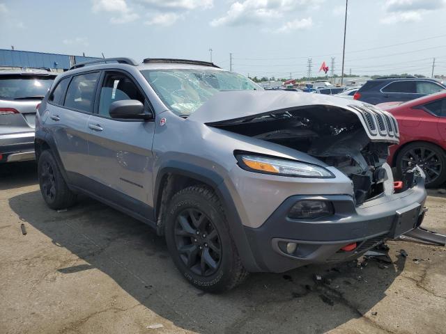 1C4PJMBS2HD225588 - 2017 JEEP CHEROKEE TRAILHAWK SILVER photo 4